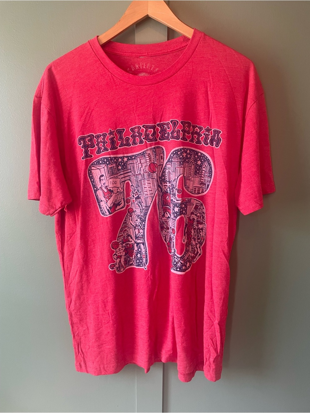Philadelphia '76 Red Graphic Men's T-Shirt
